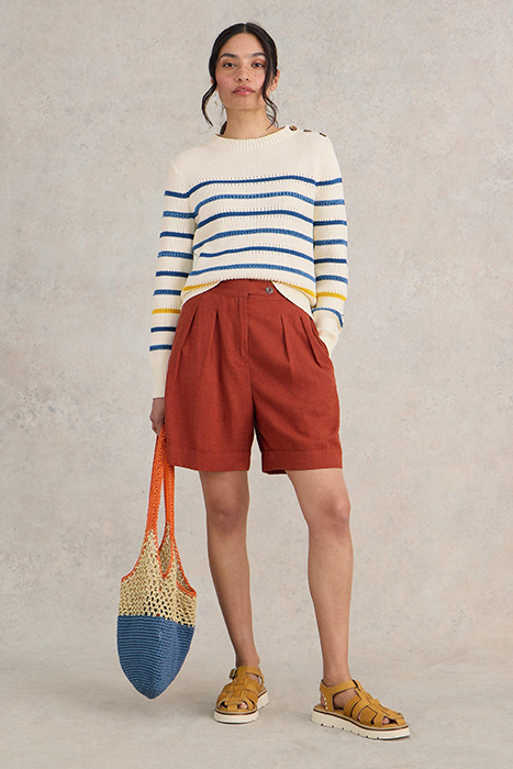 ELLIE STRIPE JUMPER NATURAL MULTI 1