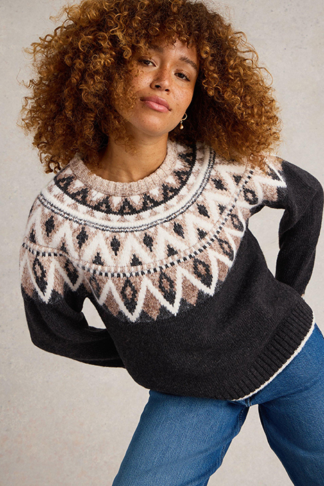 MONO FAIRLISE JUMPER BLACK MULTI 5