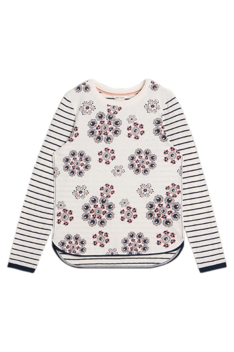 CLARA LS TEE NATURAL PRINT 2