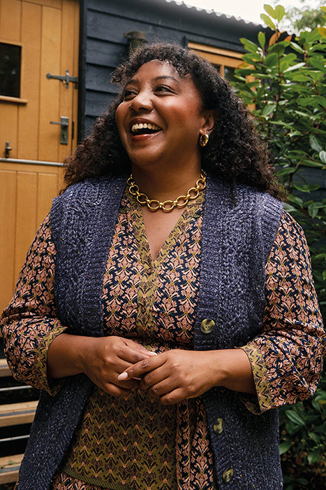 CABLE NEP BUTTON THROUGH TANK NAVY MULTI 7