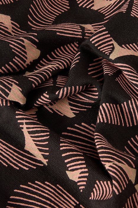 TALLIE JERSEY DRESS BLACK PRINT 6