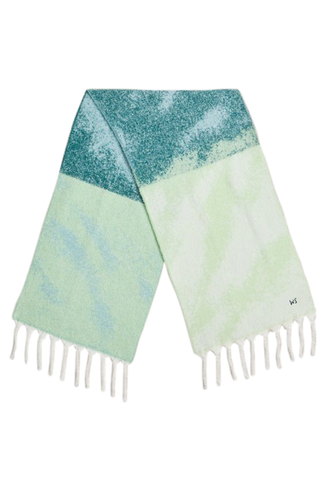 SHELLY BRUSHED SCARF BLUE MULTI 2