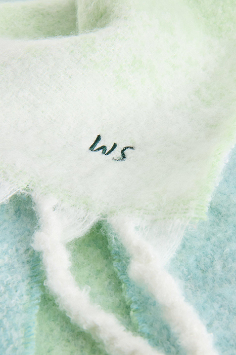 SHELLY BRUSHED SCARF BLUE MULTI 3