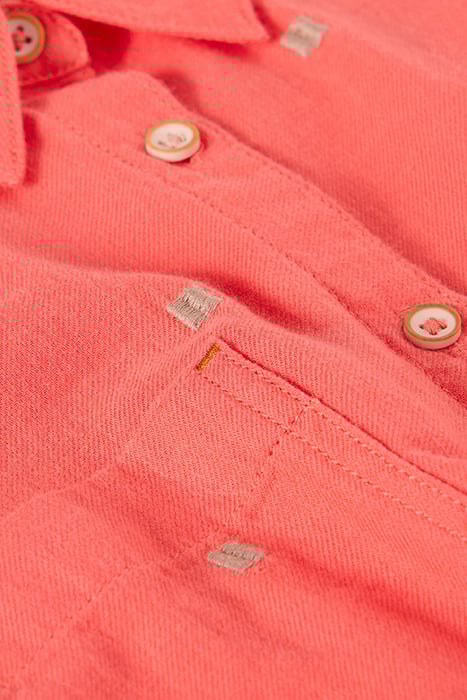 SOPHIE ORGANIC COTTON SHIRT BRIGHT PINK 7