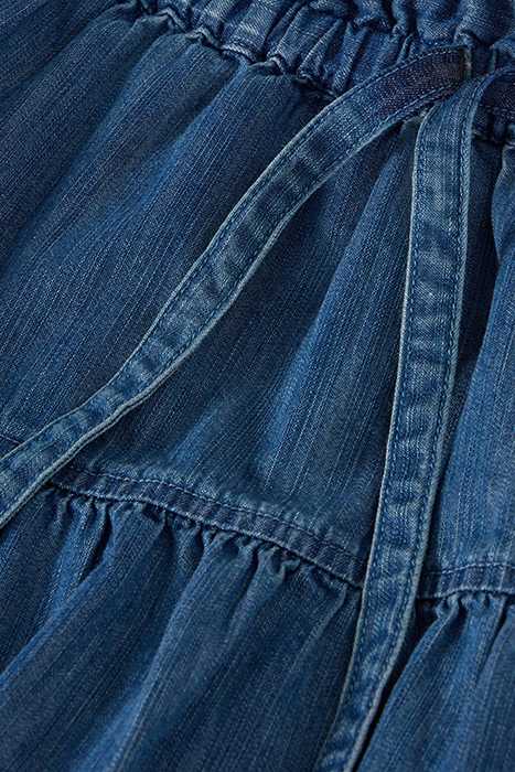 SEEMA DENIM SKIRT MID DENIM 6