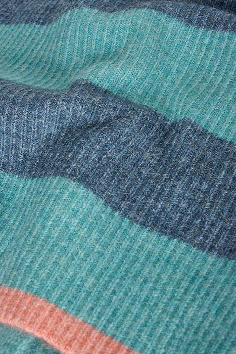 ERIN STRIPE LONGLINE CARDI BLUE MULTI 6