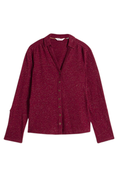 ANNIE SPARKLE SHIRT DARK PLUM 3