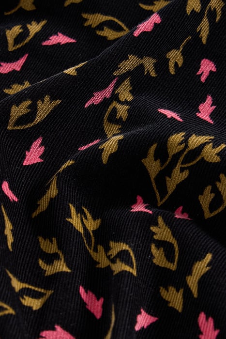 LUCY CORD DRESS BLACK PRINT 6