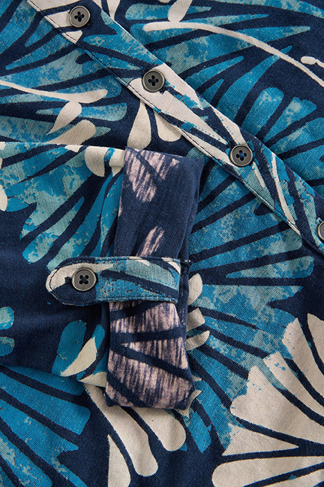 ANNIE JERSEY SHIRT BLUE PRINT 6