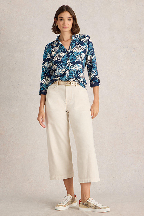 ANNIE JERSEY SHIRT BLUE PRINT 1