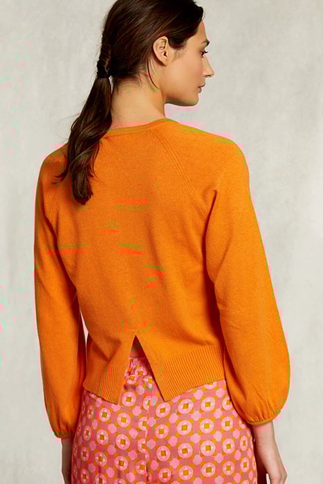 ORANGE CARDIGAN WITH BUTTONS ORANGE 2