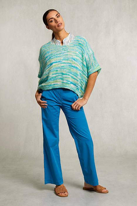 PETROL BLUE BASIC PANTS BLUE 3