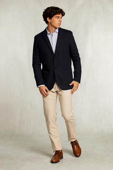 SLIM FIT FANTASY SHIRT MULTI BLUE 4