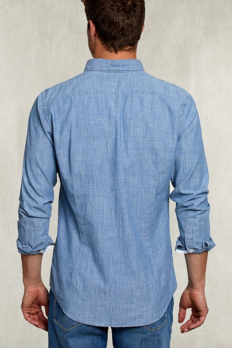 SLIM FIT JEANS SHIRT BLEACH DENIM 2