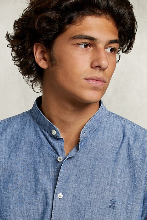 SLIM FIT SHIRT BLUE DENIM 3