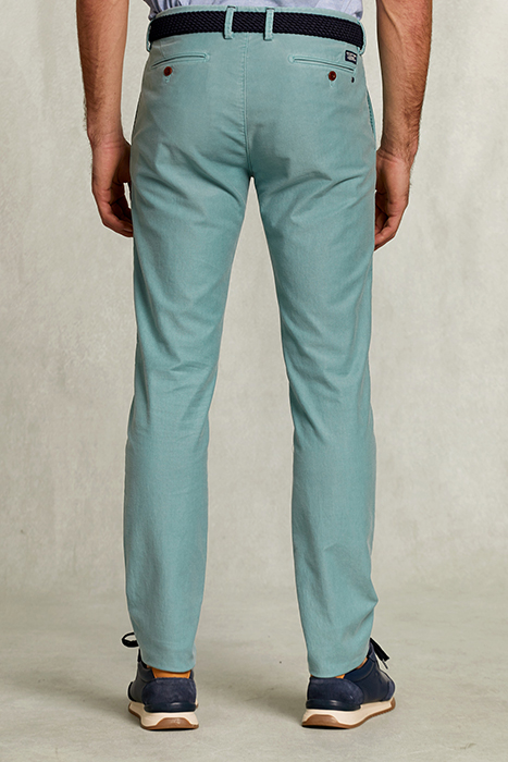 SLIM FIT COTTON CHINO LIANA GREEN 2
