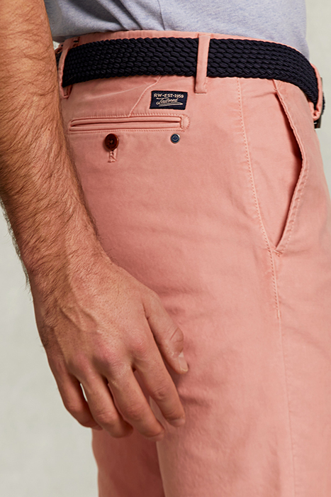 SLIM FIT SOIL PINK CHINO 4