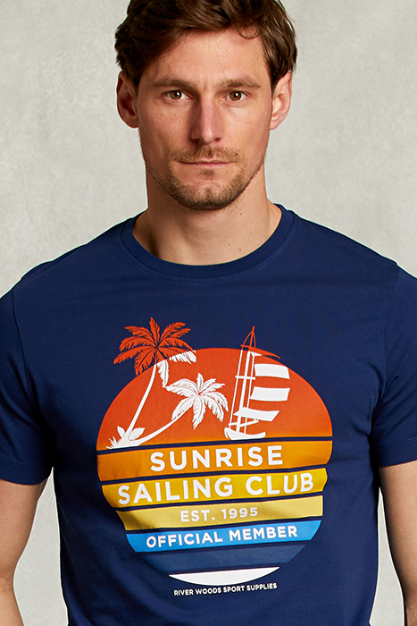 NORMAL FIT T-SHIRT OXFORD BLUE BLUE 4