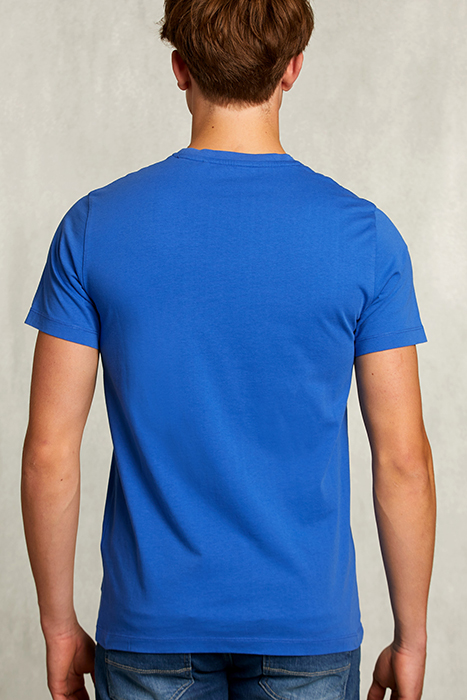 NORMAL FIT BASIC T-SHIRT CARRIBEAN BLUE BLUE 2