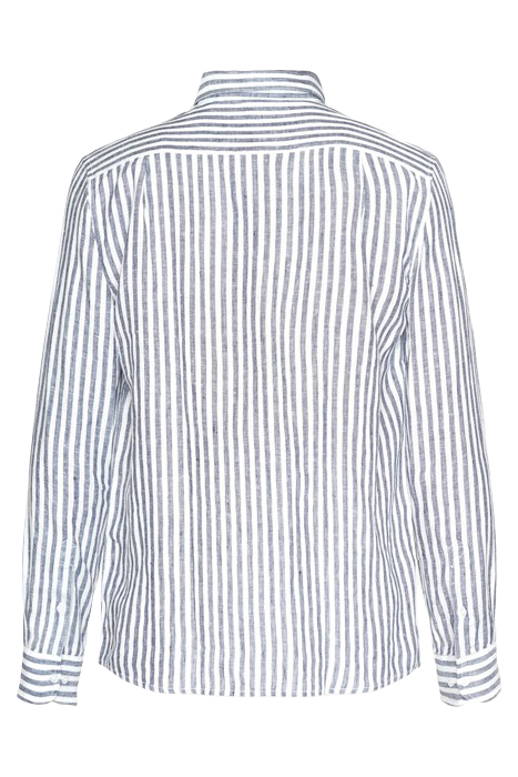 GREGSI LINEN STRIPE BLUE CAPTAIN 5