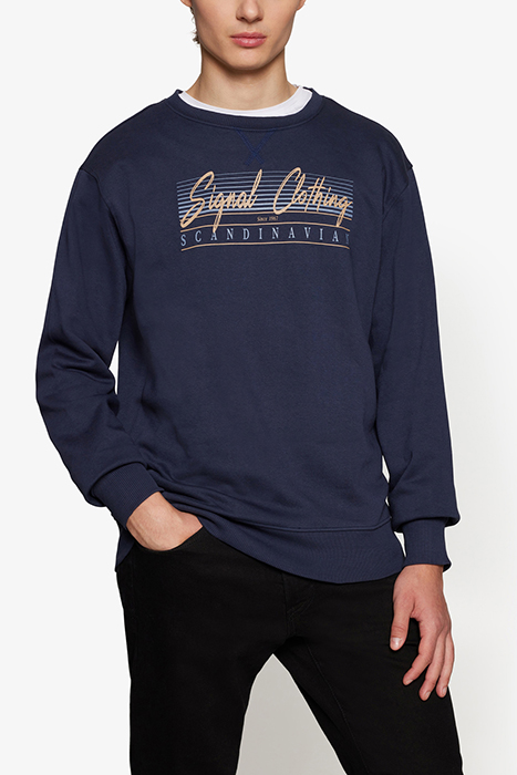 KAVINSI CREW W. PRINT+ DEEP MARINE 1