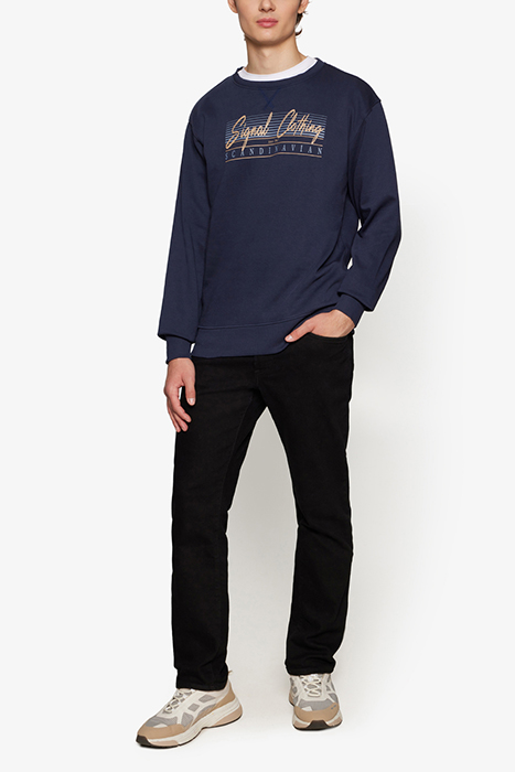 KAVINSI CREW W. PRINT+ DEEP MARINE 3