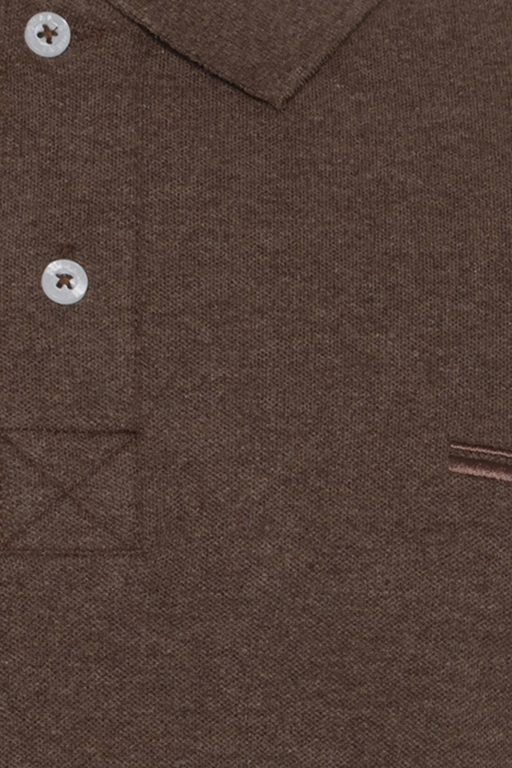 NEILSI LS POLO CHOCOLAT BROWN MELANGE 7