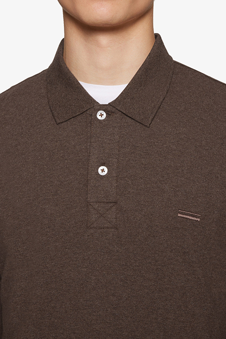 NEILSI LS POLO CHOCOLAT BROWN MELANGE 6