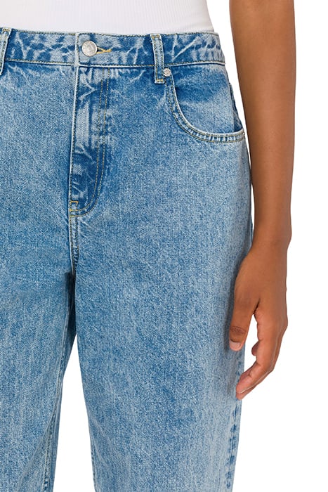 DENIM COTTON PANTS BLUE 4