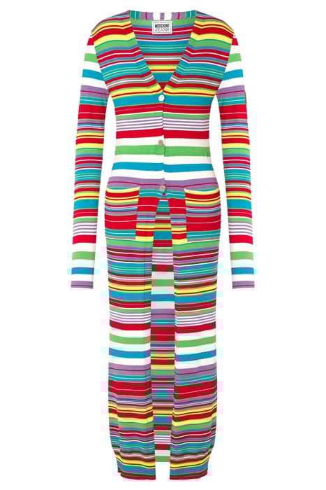 COLORFUL STRIPES LONG CARDIGAN MULTICOLOR 3