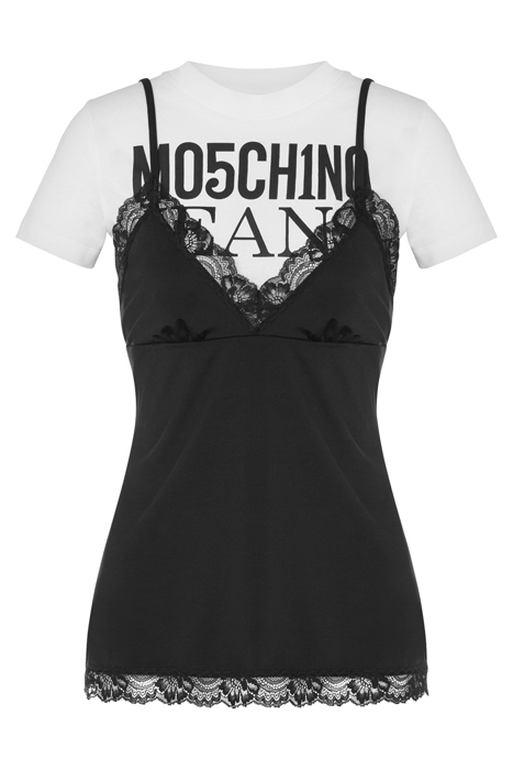 TROMPE L'ŒIL JERSEY T-SHIRT BLACK 3