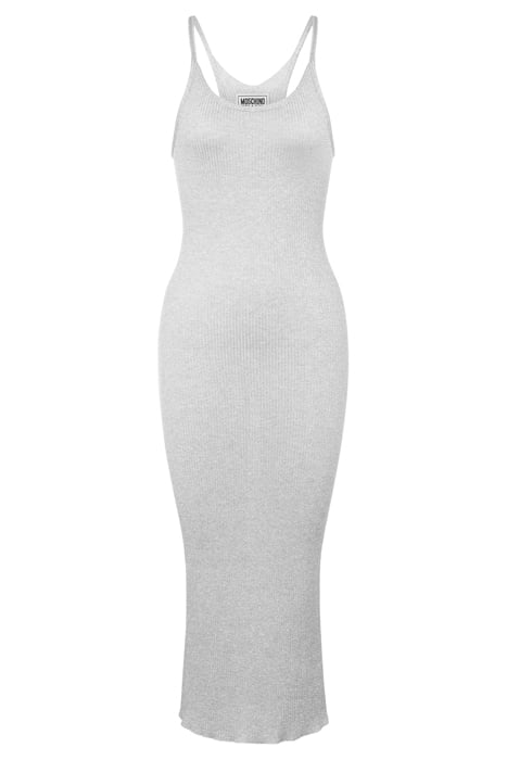 LUREX COTTON KNIT DRESS SILVER 3