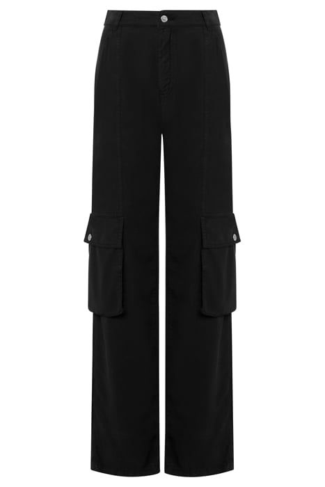 BLACK LYOCELL PANTS BLACK 3