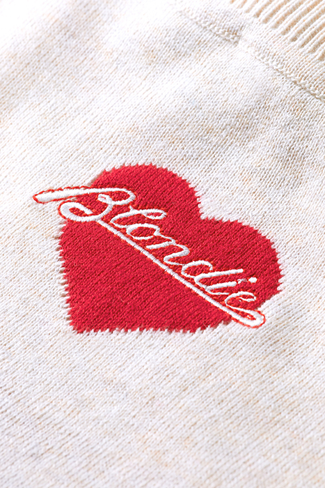 BLONDIE INTARSIA PULLOVER ECRU MELANGE 8