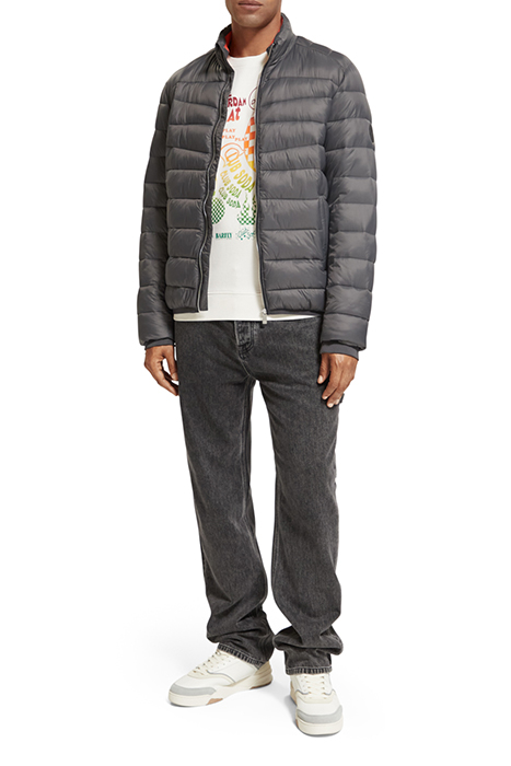 SHORT PUFFER JACKET MOON DUST 3