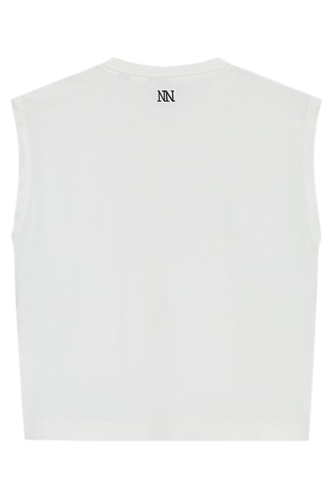 PLEAT T-SHIRT OFF WHITE 3