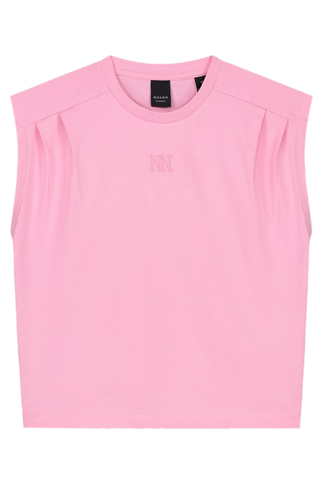 PLEAT T-SHIRT PINK LEMONADE 2