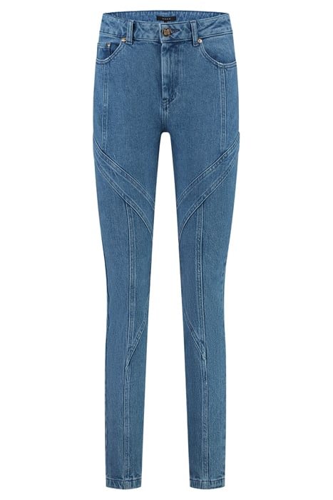 BELLFLOWER SKINNY JEANS MID BLUE 5