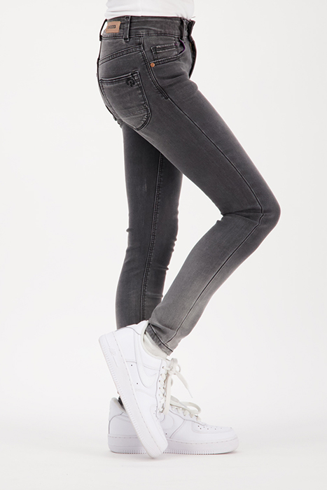 GIRLS CHELSEA JEANS DARK GREY STONE 5