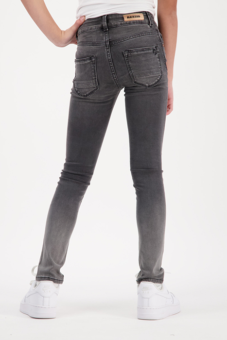 GIRLS CHELSEA JEANS DARK GREY STONE 2