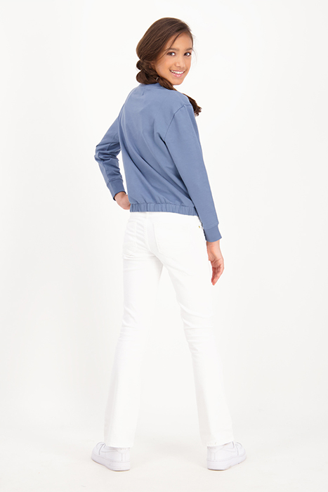 GIRLS SOFIA SWEATER SILK BLUE 2