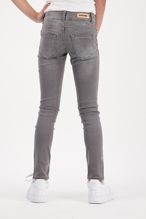 GIRLS ADELAIDE JEANS LIGHT GREY STONE 2