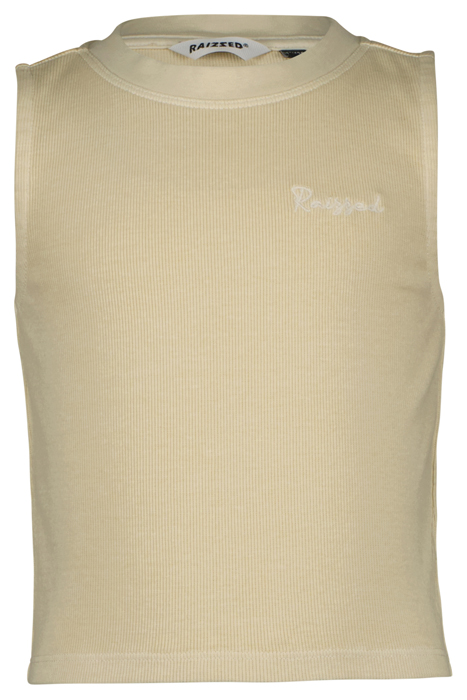 GIRLS LONDON SINGLET DUSTY SAND 3