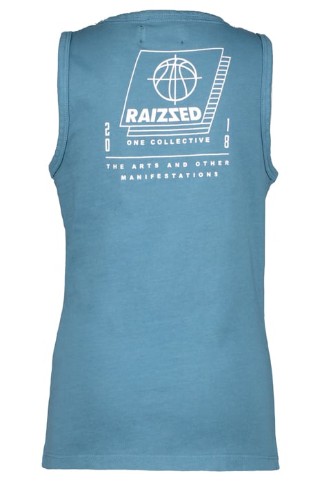 BOYS TRIBECA SINGLET BLUE FADE 2