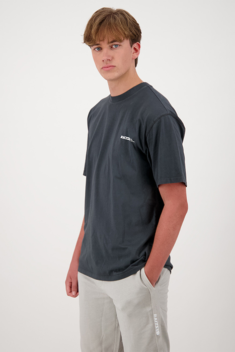 HARRISON T-SHIRT BLACK GREY by RAIZZED