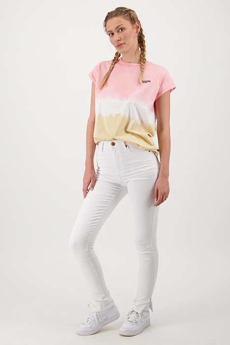BLOSSOM SPLIT JEANS WHITE 1