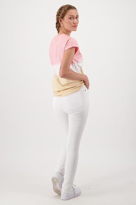 BLOSSOM SPLIT JEANS WHITE 2