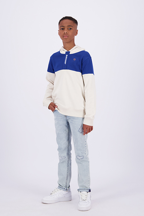 BOYS WALDRON SWEATER OFFWHITE GREY by RAIZZED