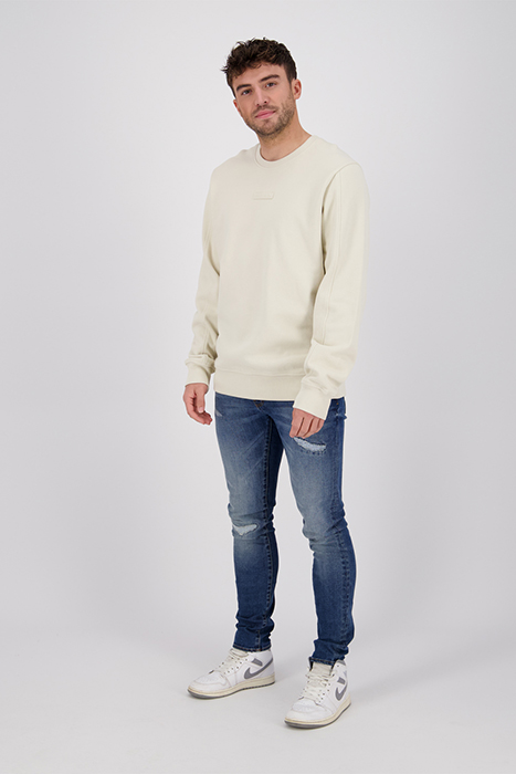 MEDORA SWEATER OFFWHITE GREY by RAIZZED