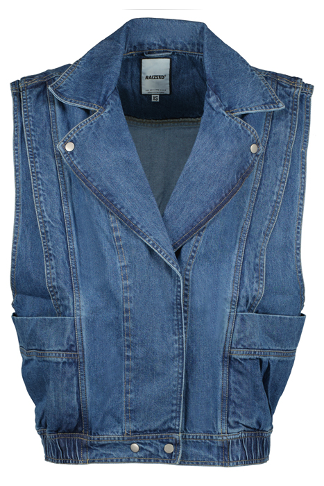STAR GILET VINTAGE BLUE 3